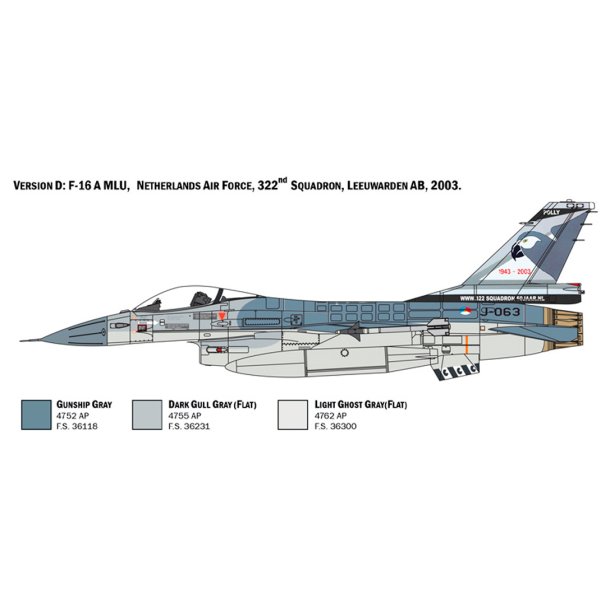 Italeri F-16 Fighting Falcon - 1:48