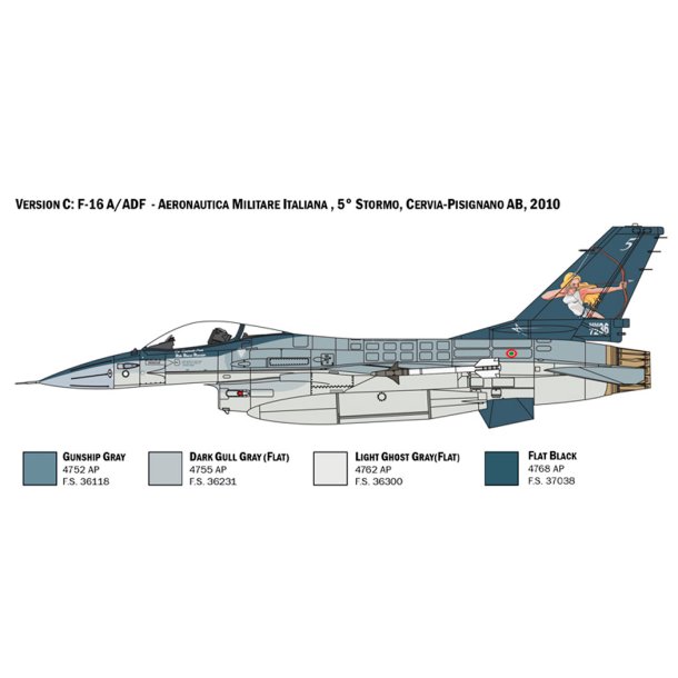 Italeri F-16 Fighting Falcon - 1:48