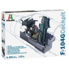 Italeri Lockheed F-104 Starfighter cockpit 1:12