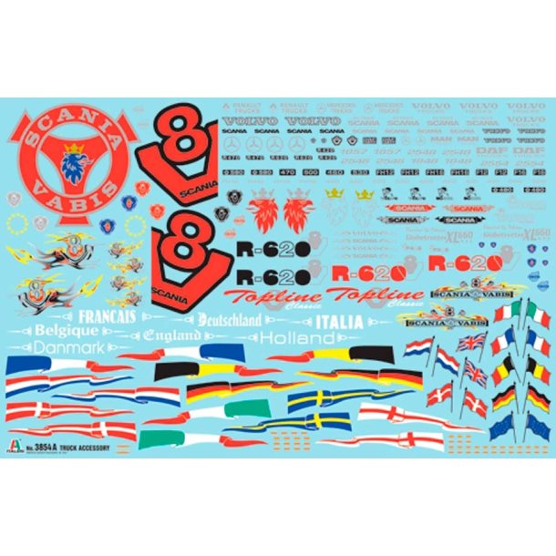 italeri Lastbil tilbehr st II - kran og tilbehr