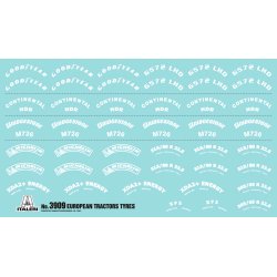 Italeri hjul og dk til lastbiler - 1:24