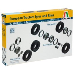 Italeri hjul og dk til lastbiler - 1:24