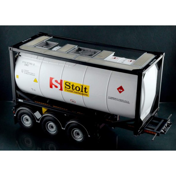 Italeri Tecnokar trailer med 20' tank - 1:24