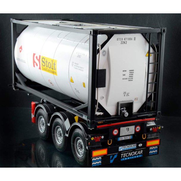 Italeri Tecnokar trailer med 20' tank - 1:24
