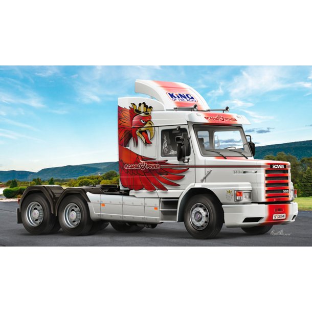 Italeri Scania T143h Modellastbil Skala 124