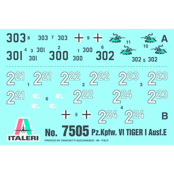 Italeri Tyske Tiger kampvogn 2 stk. - 1:72