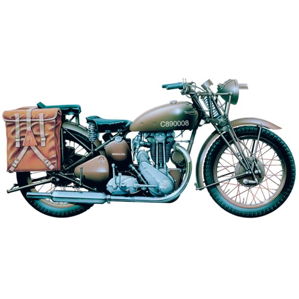 Italeri Triumph 3HW motorcykel - 1:9