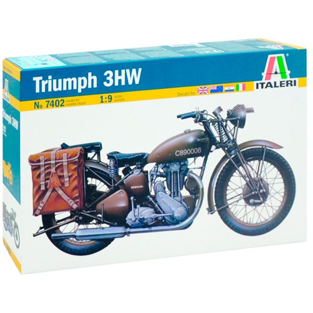 Italeri Triumph 3HW motorcykel - 1:9