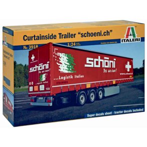 Italeri Curtainside trailer till lastbil 
