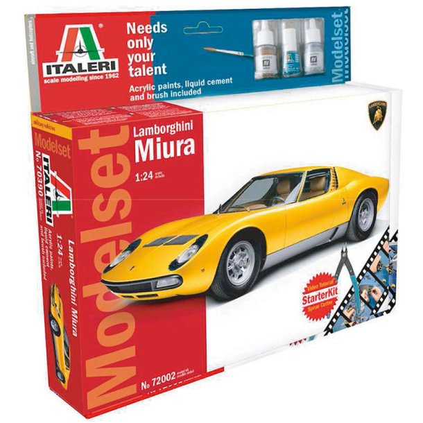 Italeri Lamborghini Miura start kit - 1:24