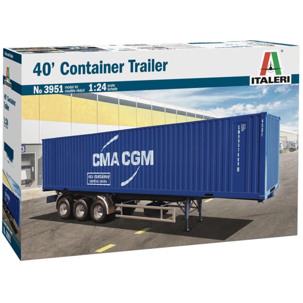 Italeri 40' Containertrailer - 1:24