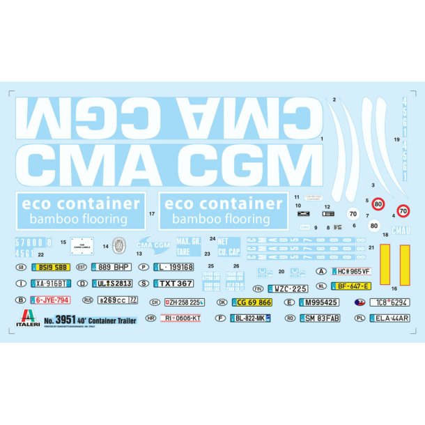 Italeri 40' Container trailer - 1:24