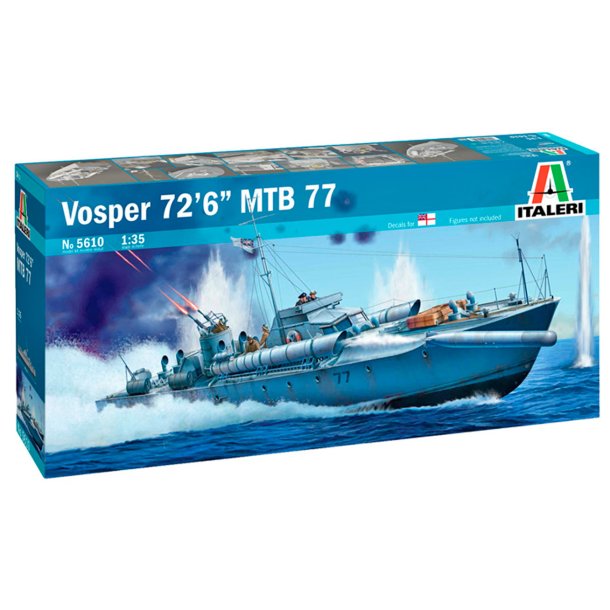Italeri Vosper 726 motortorpedobd - 1:35