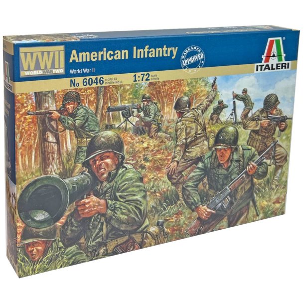 Italeri Amerikanske infanterisoldater WWII - 1:72