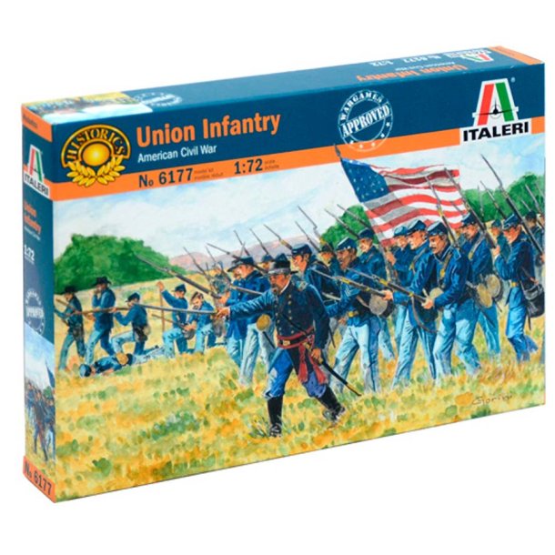 Italeri Union infanteri amerikanske borgerkrig - 1:72