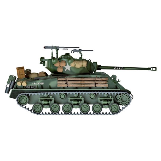 Italeri M4A3E8 Sherman kampvogn "Fury" - 1:35