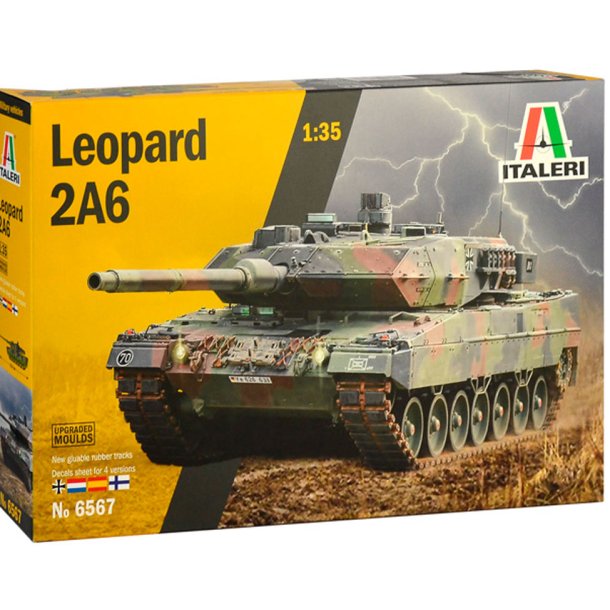 Italeri Leopard 2A6 kampvogn - 1:35