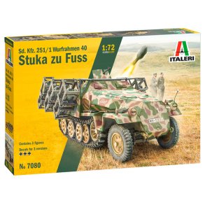 Italeri Sd. Fordon 251/1 Wurfrahmen Stuka zu Fuss