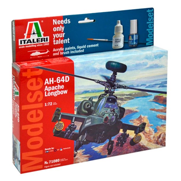 Italeri AH-64D Apache longbow start kit - 1:24