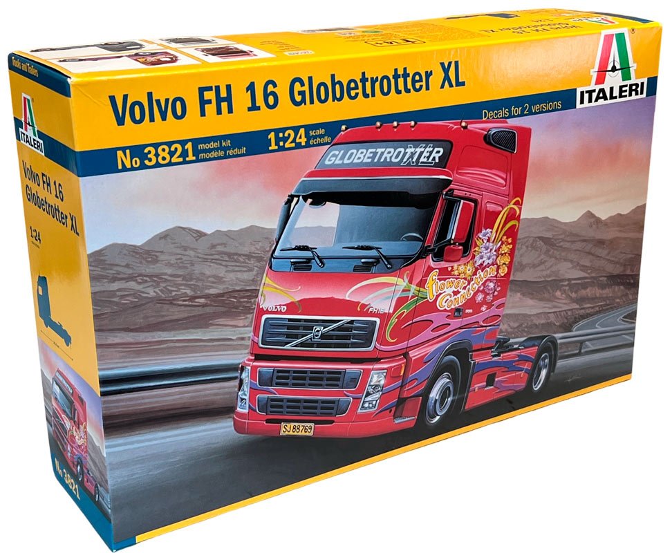 自動車 ITALERI Volvo FH 16 Globetrotter XL 1:24 VOLVO FH16 GLOBETROTTER XL ITALERI 1:24 plastic model kit