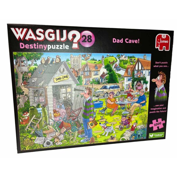 Wasgij Destiny Pussel nr. 28 1000 bitar - Pappa Cave