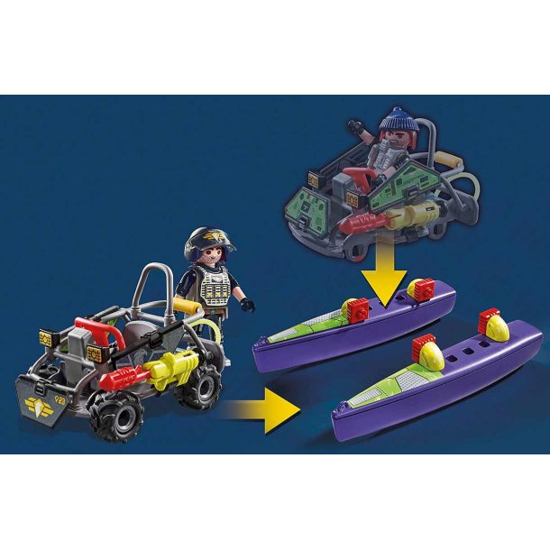 Playmobil 71147 SWAT Multi Terrain Quad