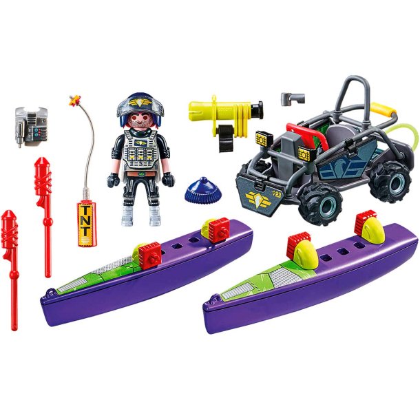 Playmobil 71147 SWAT Multi Terrain Quad
