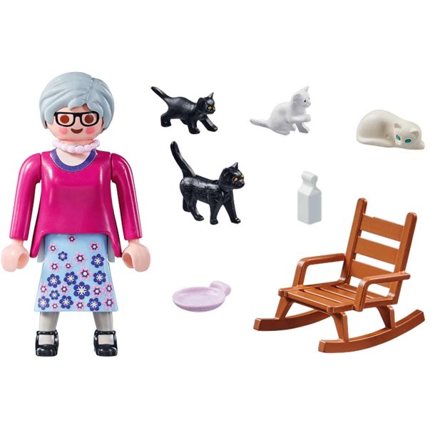 Playmobil 71172 Bedstemor med katte