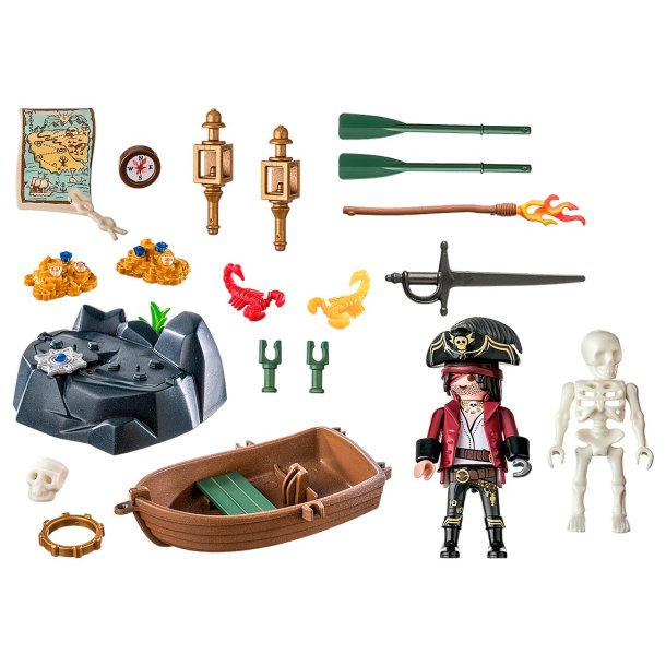 Playmobil 71254 pirat med robd