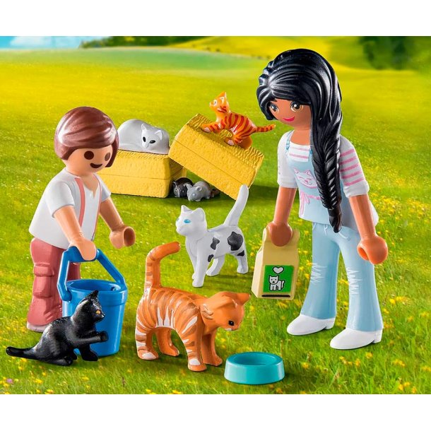 Playmobil 71309 kattefamilie