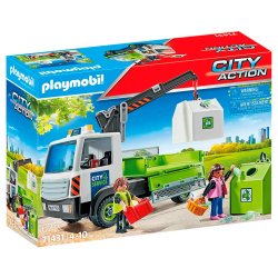 Playmobil 71431 lastbil med genbrugscontainer 
