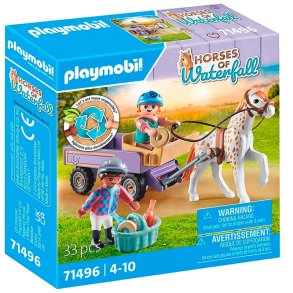 Playmobil 71496 Pony med vogn - Horses of waterfall