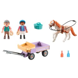 Playmobil 71496 Pony med vogn - Horses of waterfall