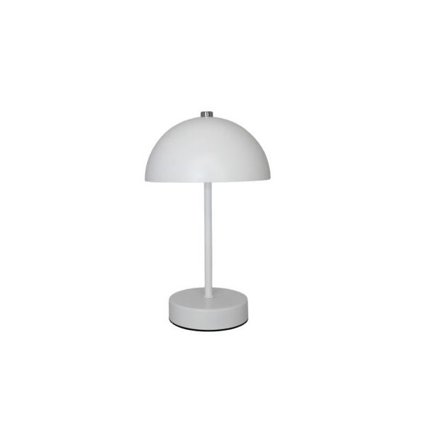 Cozzy LED Bordlampe med Touch, Hvid, Genopladelig