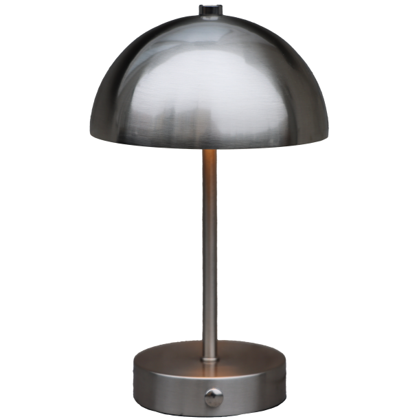 LED bordlampe med touch-funktion i b�rstet st�l