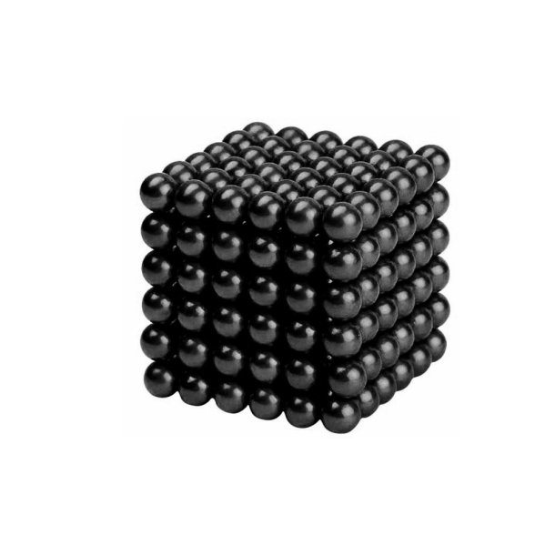 Magnetkugler 216 stk 5 mm Sort