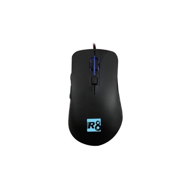 Gaming Mus Pro med LED-lys og Stofkabel