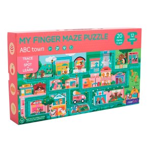 mierEdu ABC Town Kreativt Puslespil til B�rn