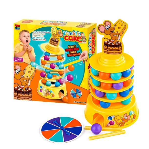 Tumbling Cake Balancespil til Motorisk Tr�ning
