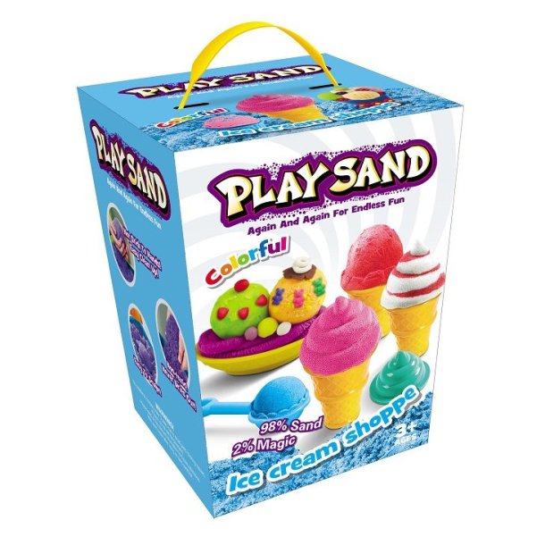 Kinetisk Legesand Ice Cream S�t - 908 g, 4 Farver