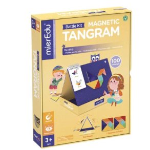 mierEdu Magnetisk Tangram Duellset f�r Barn