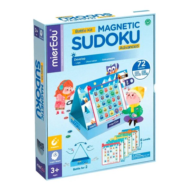 mierEdu Magnetisk Sudoku Duel S�t til B�rn