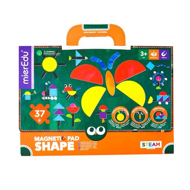 mierEdu Magnetisk Legetavle til B�rn - Shapes