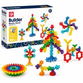Builder Blocks World Bygges�t - 80 Dele