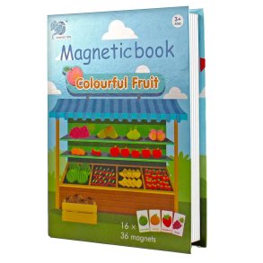 Magnetbog med Frugtmagneter til B�rn fra 3 �r