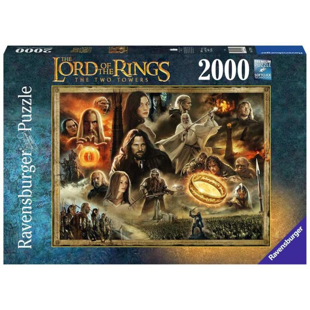 Ravensburger 2000 brikker - Ringenes Herre De to trne