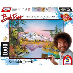 Pussel 1000 bitar - Bob Ross landskap