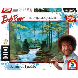 Puslespil 1000 brikker - Bob Ross broen i skoven