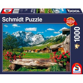 Pussel 1000 bitar - Paradiset i bergen