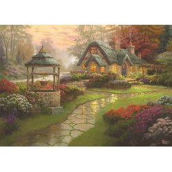 Puslespil 1000 brikker - Smukt landsted